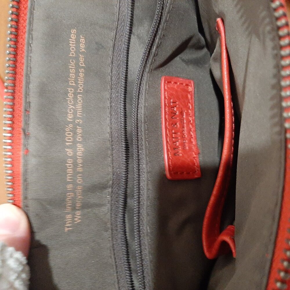 Matt & Natt vegan leather minimalist statement satchel bag - Picture 8 of 16